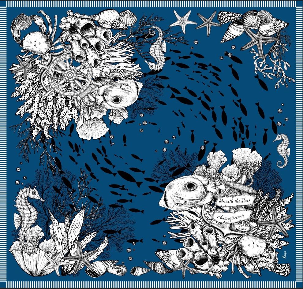 SEALIFE 25 Square Scarf